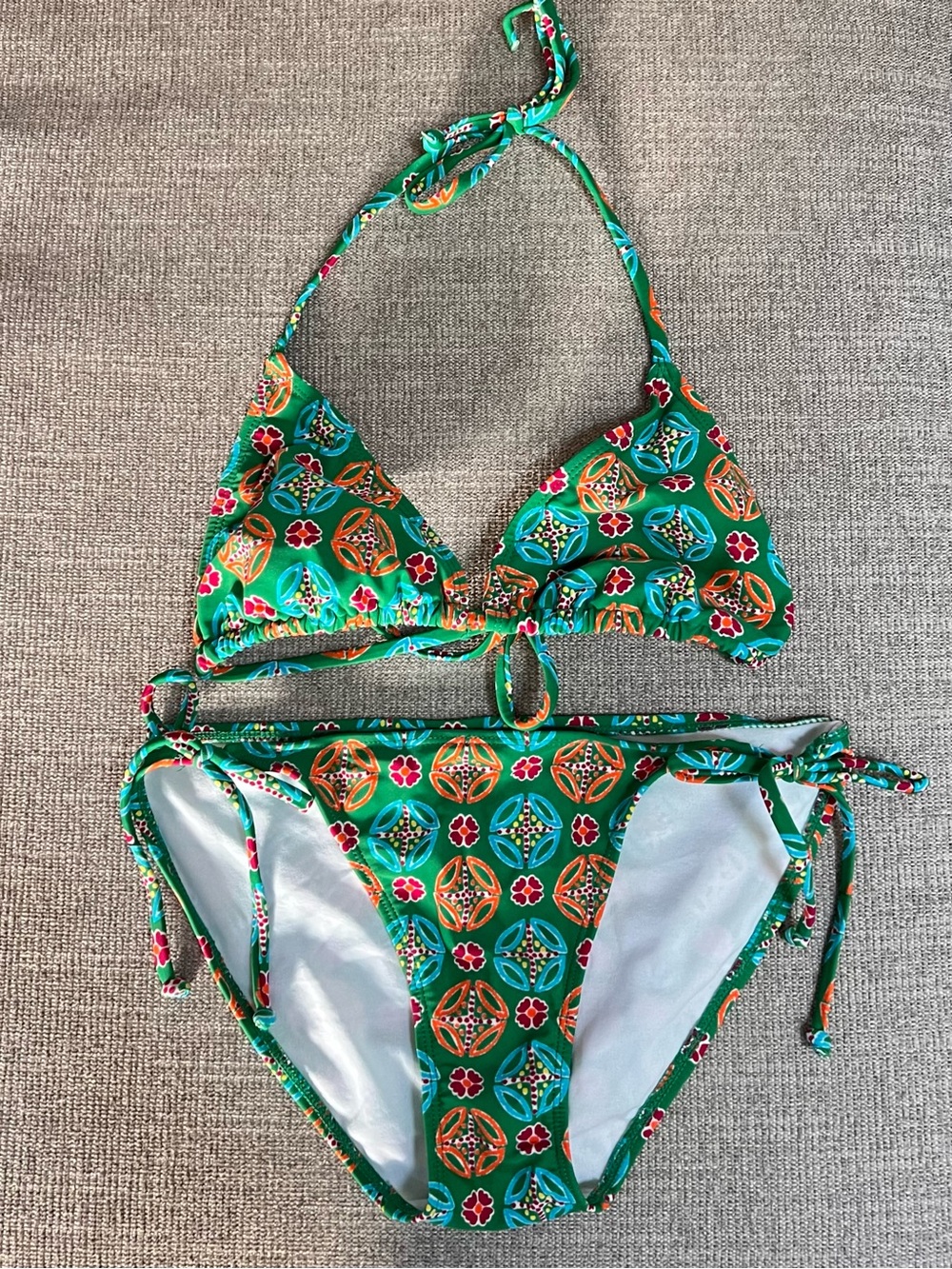 Old Navy Floral Abstract Bikini Set